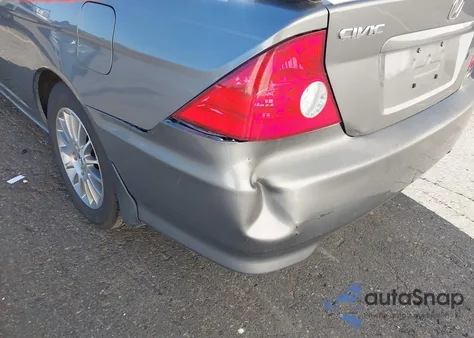 2005 Honda Civic Ex z USA, uszkodzony, nr VIN 1HGEM21925L077690